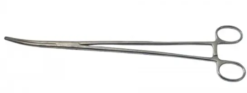 Затискач гінекологічний, зігнутий, 285 мм, робоча частина 60 мм Bio Tules Impex BTS-24-221.1